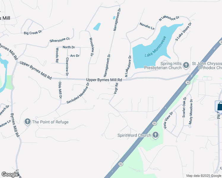 map of restaurants, bars, coffee shops, grocery stores, and more near 6470 Tyrer Lane in House Springs