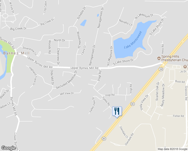 map of restaurants, bars, coffee shops, grocery stores, and more near 6480 Tyrer Lane in House Springs