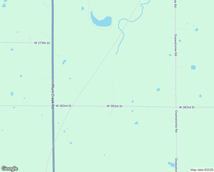 map of restaurants, bars, coffee shops, grocery stores, and more near 31130 West 383rd Street in Osawatomie