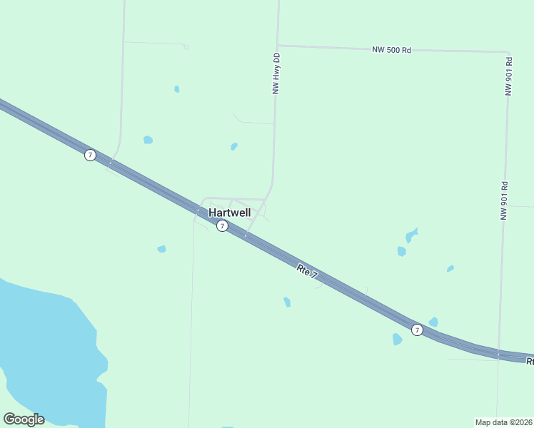 map of restaurants, bars, coffee shops, grocery stores, and more near 984 Northwest 2nd-Hartwell in Urich