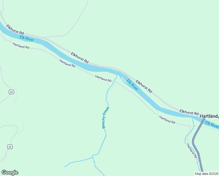 map of restaurants, bars, coffee shops, grocery stores, and more near Hartland in Maysel