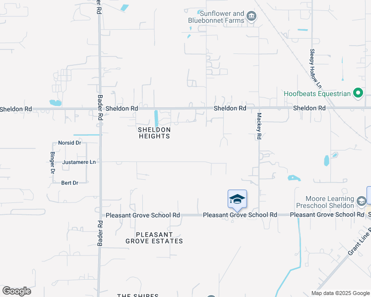 map of restaurants, bars, coffee shops, grocery stores, and more near 10055 Justamere Lane in Elk Grove