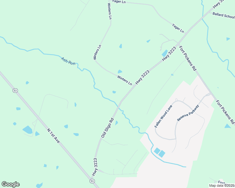 map of restaurants, bars, coffee shops, grocery stores, and more near 3212 Old Sligo Road in La Grange