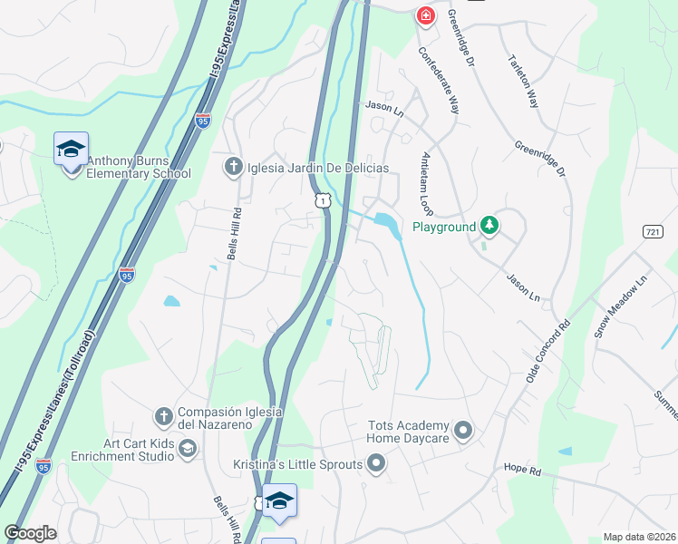 map of restaurants, bars, coffee shops, grocery stores, and more near 1 Austin Run Boulevard in Stafford