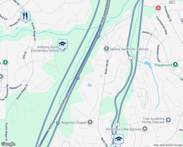map of restaurants, bars, coffee shops, grocery stores, and more near 711 Galway Lane in Stafford
