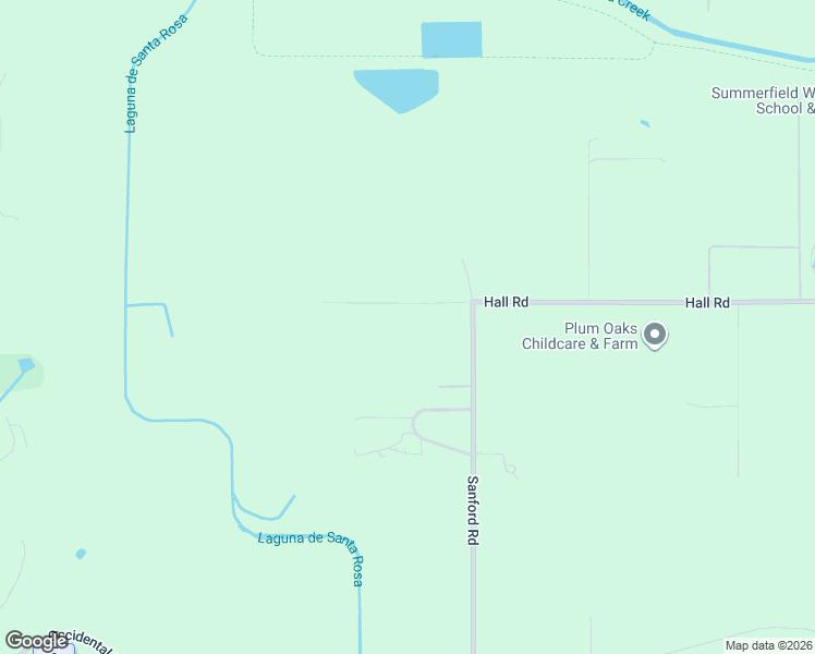 map of restaurants, bars, coffee shops, grocery stores, and more near 5980 Hall Road in Santa Rosa
