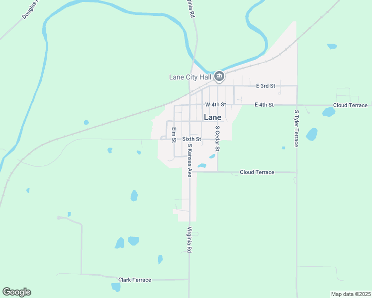 map of restaurants, bars, coffee shops, grocery stores, and more near 625 South Elm Street in Lane