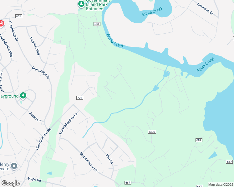 map of restaurants, bars, coffee shops, grocery stores, and more near 270 Olde Concord Road in Stafford