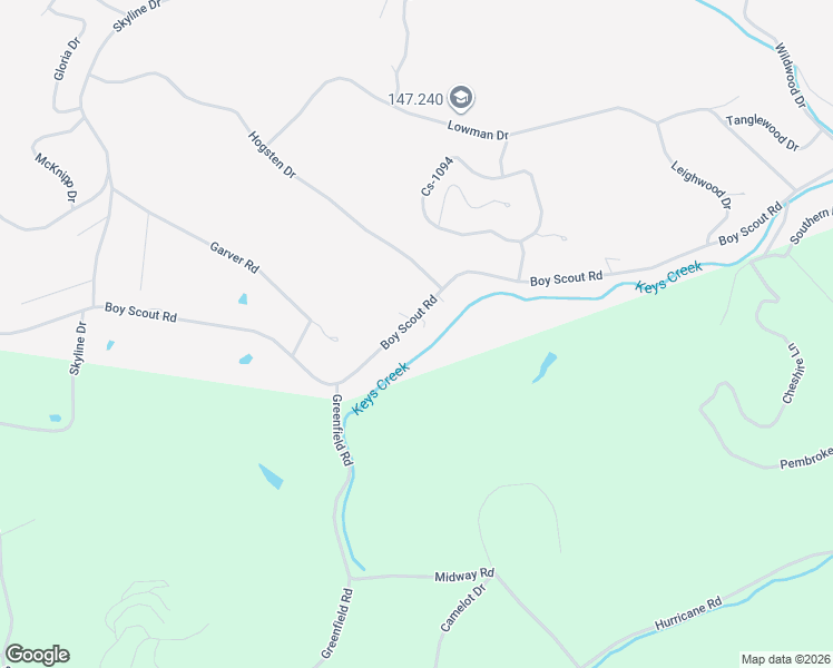 map of restaurants, bars, coffee shops, grocery stores, and more near 3322-3374 Boy Scout Road in Ashland