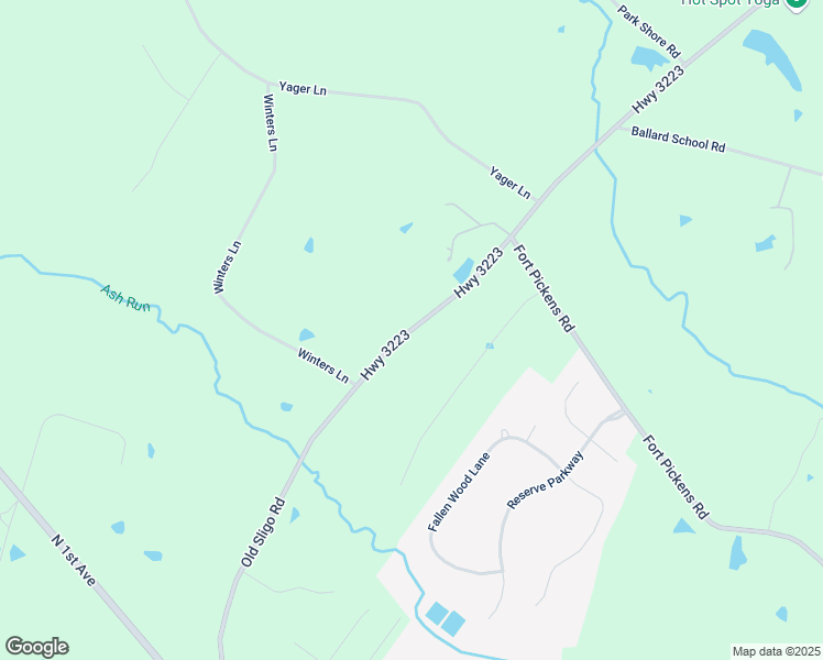 map of restaurants, bars, coffee shops, grocery stores, and more near 3212 Old Sligo Road in La Grange