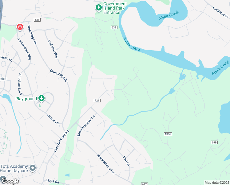 map of restaurants, bars, coffee shops, grocery stores, and more near 246 Olde Concord Road in Stafford