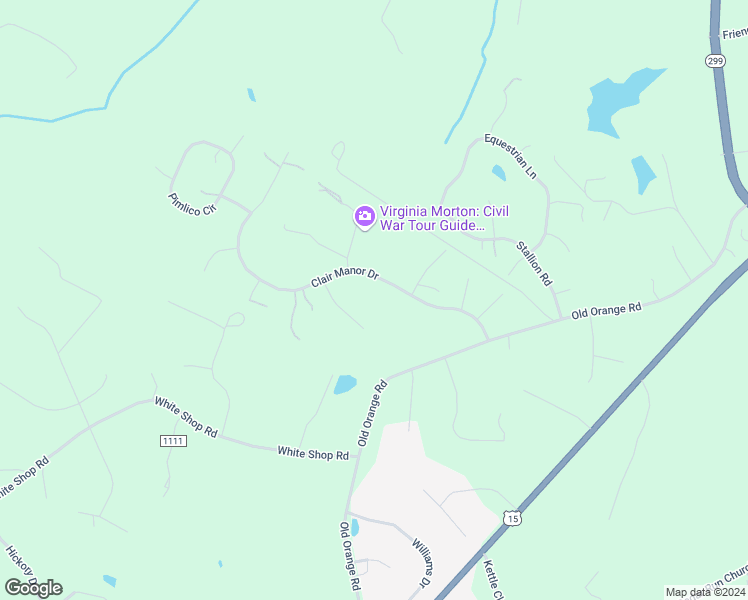 map of restaurants, bars, coffee shops, grocery stores, and more near 19348 Clair Manor Drive in Culpeper
