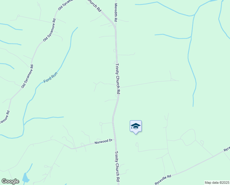 map of restaurants, bars, coffee shops, grocery stores, and more near Trinity Church Road in Charlotte Hall