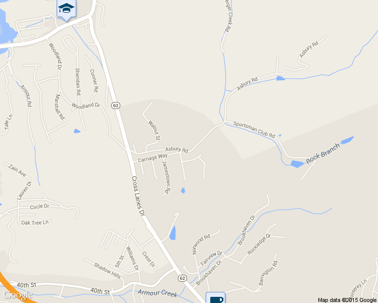 map of restaurants, bars, coffee shops, grocery stores, and more near 293 Asbury Rd in Nitro