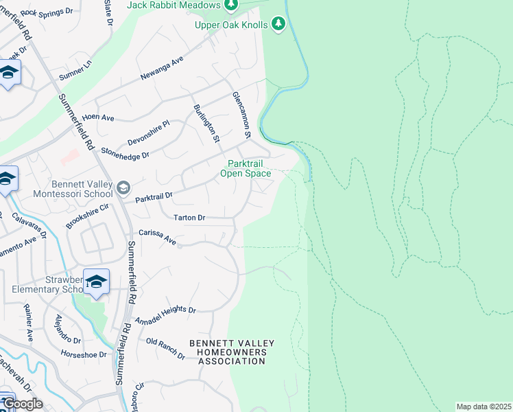map of restaurants, bars, coffee shops, grocery stores, and more near 4815 Foxglove Court in Santa Rosa