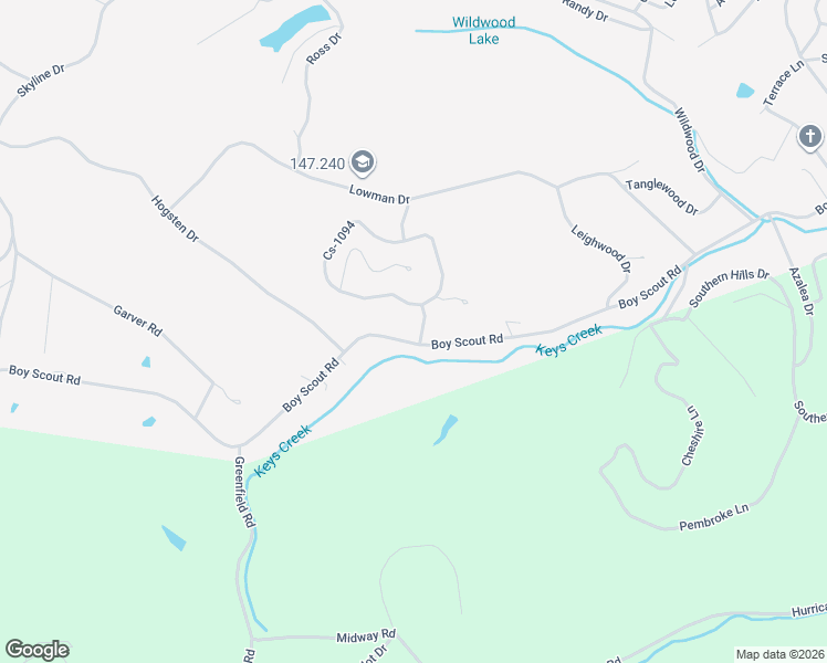 map of restaurants, bars, coffee shops, grocery stores, and more near 3901-3999 Woodbrook Dr in Ashland