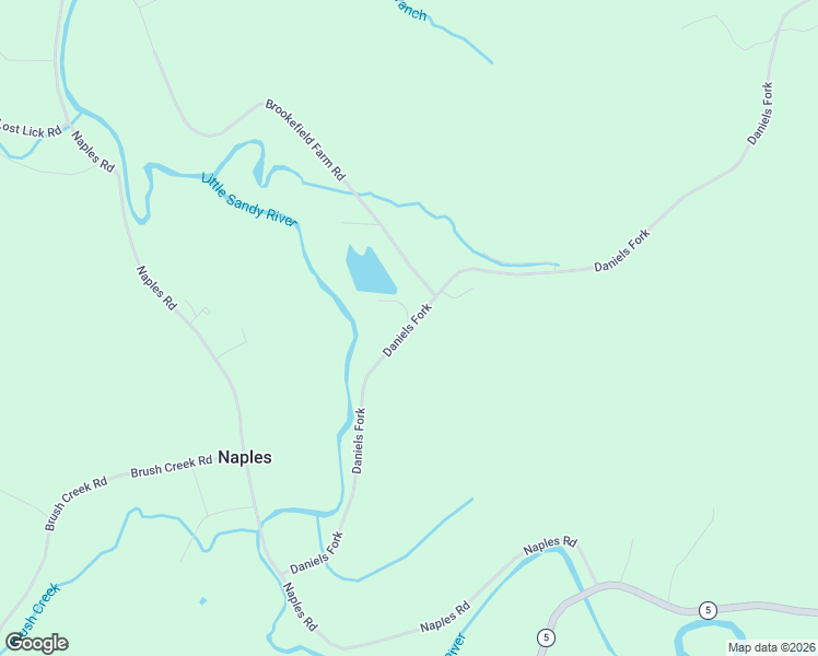 map of restaurants, bars, coffee shops, grocery stores, and more near 9061 Daniels Fork in Ashland