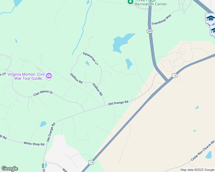 map of restaurants, bars, coffee shops, grocery stores, and more near 12007 Martingale Court in Culpeper
