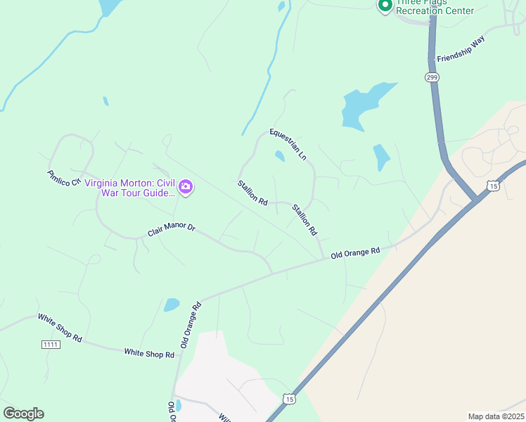 map of restaurants, bars, coffee shops, grocery stores, and more near 19118 Stallion Road in Culpeper