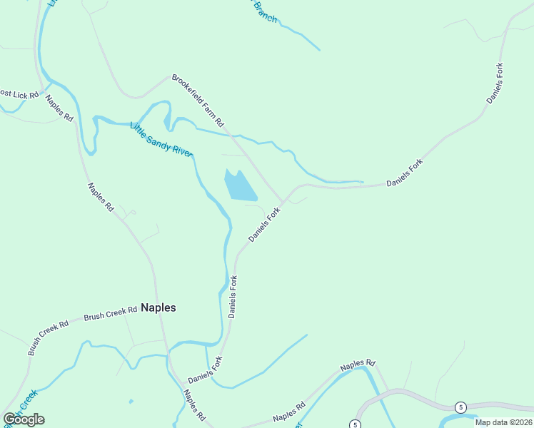 map of restaurants, bars, coffee shops, grocery stores, and more near 9061-9199 Daniels Fork Rd in Ashland