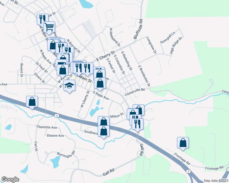 South Main Street, Columbia IL Walk Score