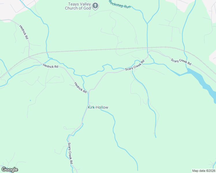 map of restaurants, bars, coffee shops, grocery stores, and more near 1833 Scary Creek Road in Scott Depot