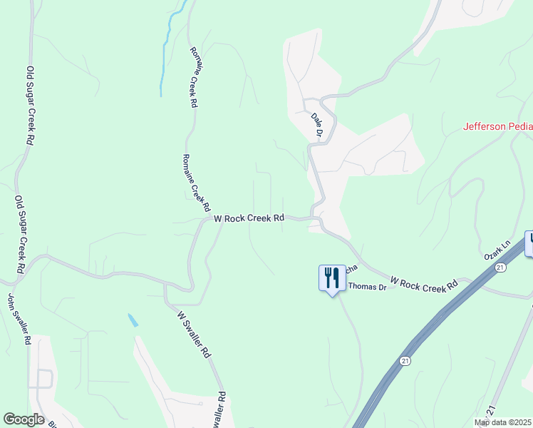 map of restaurants, bars, coffee shops, grocery stores, and more near 3975 West Rock Creek Road in Imperial