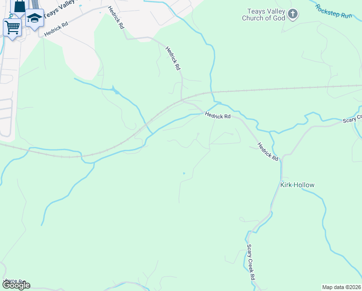 map of restaurants, bars, coffee shops, grocery stores, and more near 92 Colonial Oaks in Putnam County