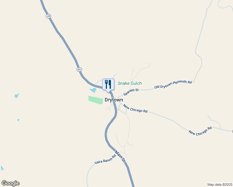 map of restaurants, bars, coffee shops, grocery stores, and more near in Sutter Creek