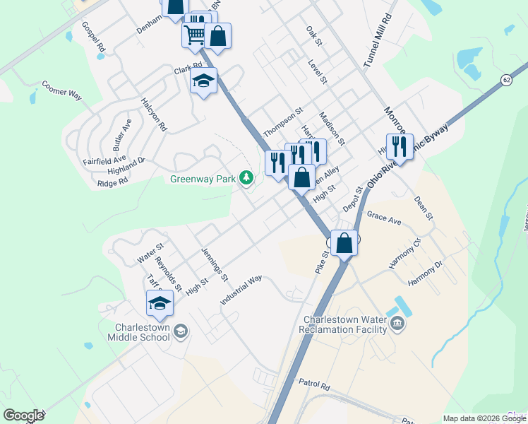 map of restaurants, bars, coffee shops, grocery stores, and more near 255 Walnut Street in Charlestown