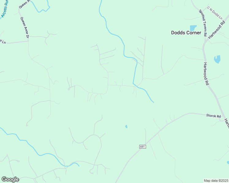 map of restaurants, bars, coffee shops, grocery stores, and more near 133 Meadows Road in Fredericksburg