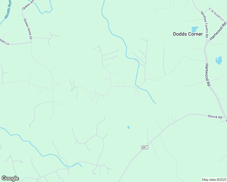 map of restaurants, bars, coffee shops, grocery stores, and more near 133 Meadows Road in Fredericksburg