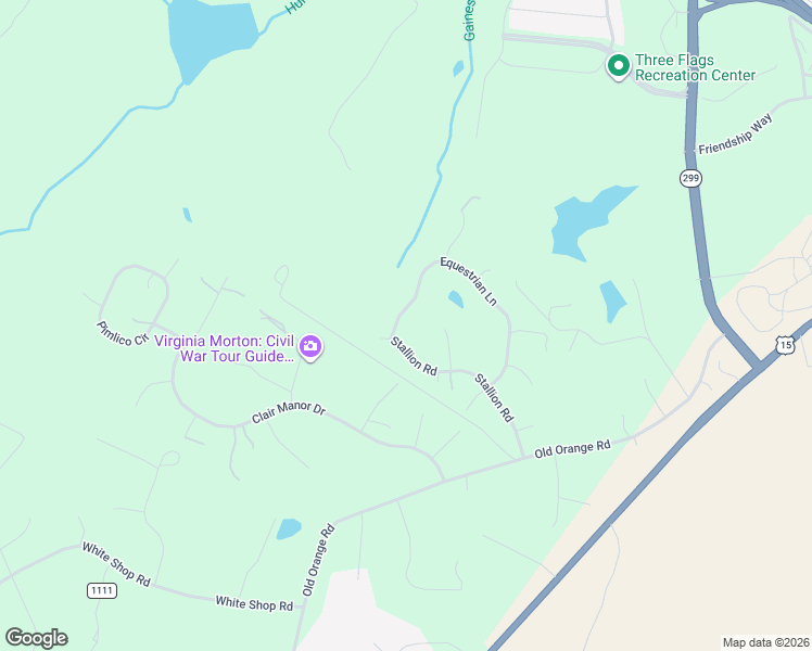 map of restaurants, bars, coffee shops, grocery stores, and more near 19065 Stallion Road in Culpeper