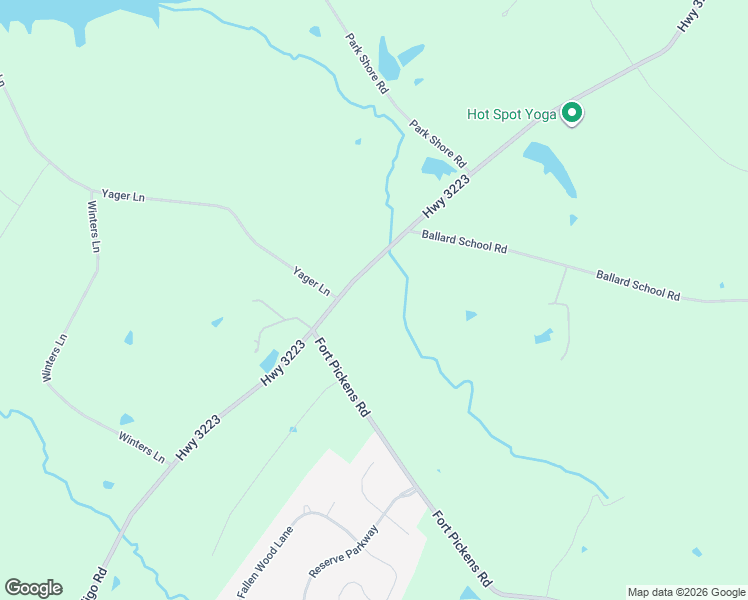 map of restaurants, bars, coffee shops, grocery stores, and more near 3321 Old Sligo Road in La Grange