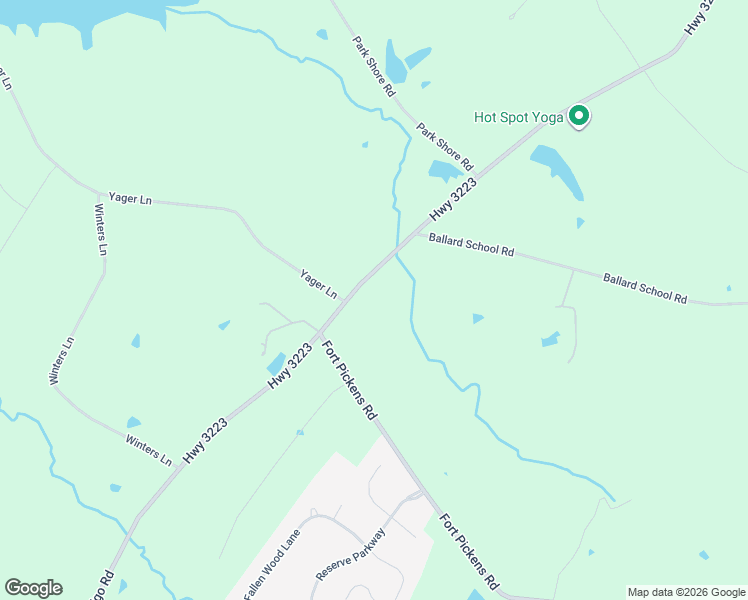 map of restaurants, bars, coffee shops, grocery stores, and more near 3321 Old Sligo Road in La Grange