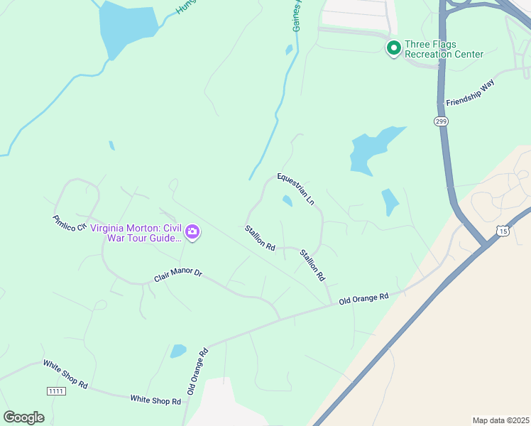 map of restaurants, bars, coffee shops, grocery stores, and more near 18884 Equestrian Lane in Culpeper