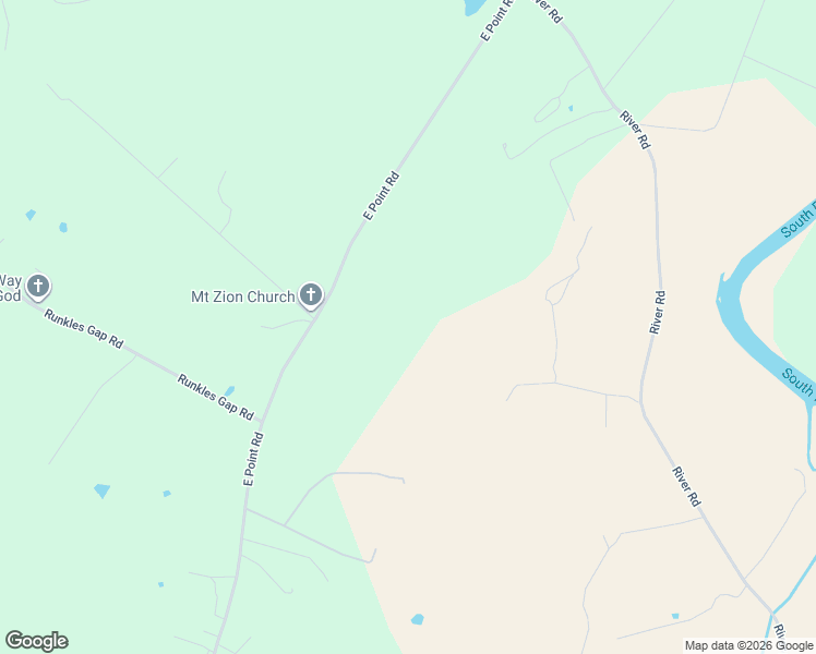 map of restaurants, bars, coffee shops, grocery stores, and more near 5072 East Point Road in Elkton