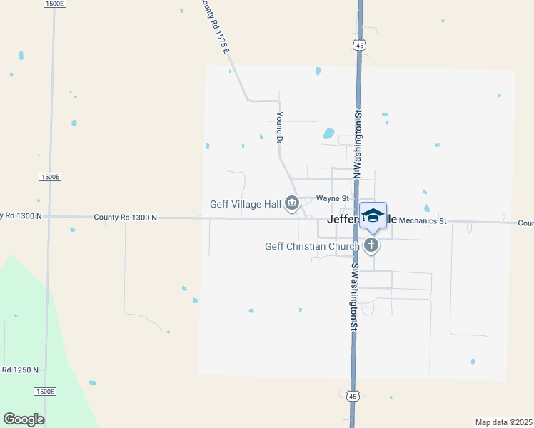 map of restaurants, bars, coffee shops, grocery stores, and more near 366 West Mechanic Street in Jeffersonville