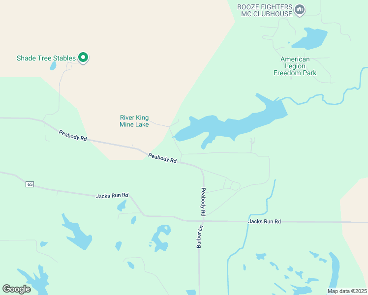 map of restaurants, bars, coffee shops, grocery stores, and more near 8403 River King Drive in Freeburg