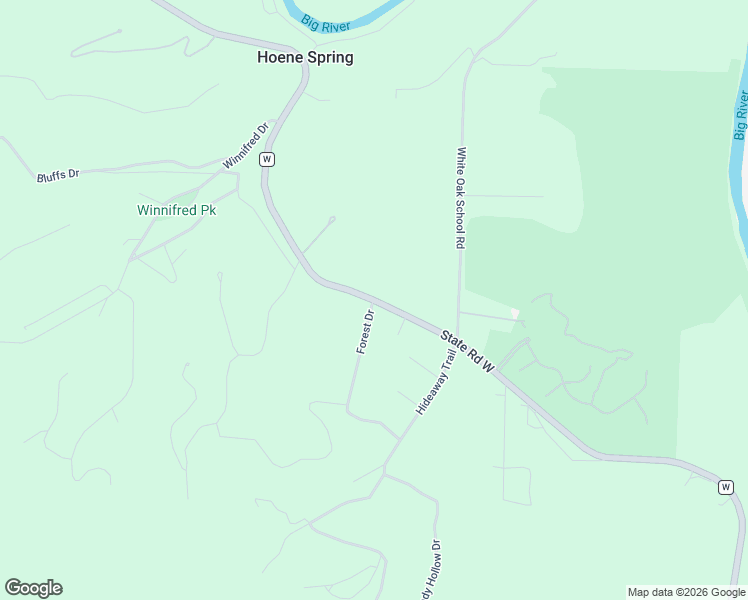 map of restaurants, bars, coffee shops, grocery stores, and more near W in Jefferson