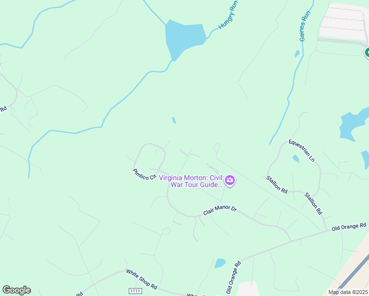map of restaurants, bars, coffee shops, grocery stores, and more near 19040 Clair Manor Drive in Culpeper