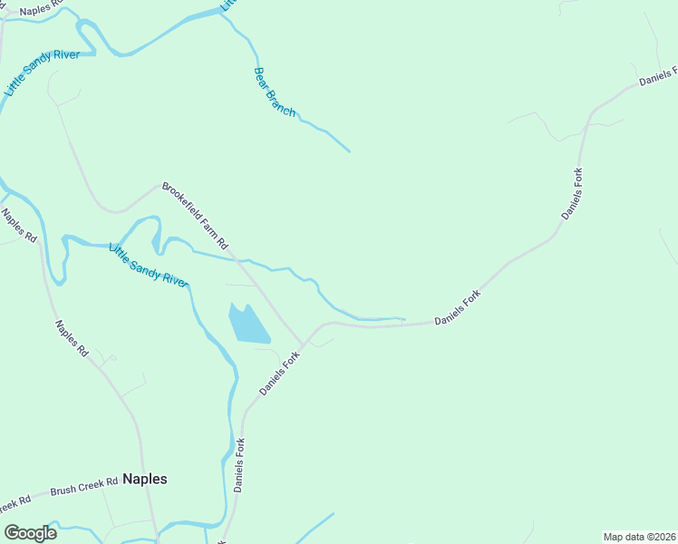 map of restaurants, bars, coffee shops, grocery stores, and more near 382 Brookefield Farm Road in Ashland
