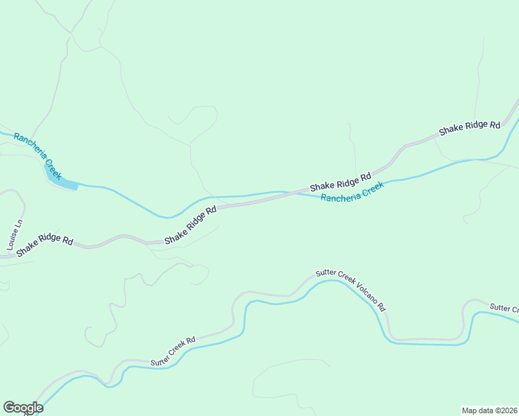 map of restaurants, bars, coffee shops, grocery stores, and more near 17640 Shake Ridge Road in Sutter Creek