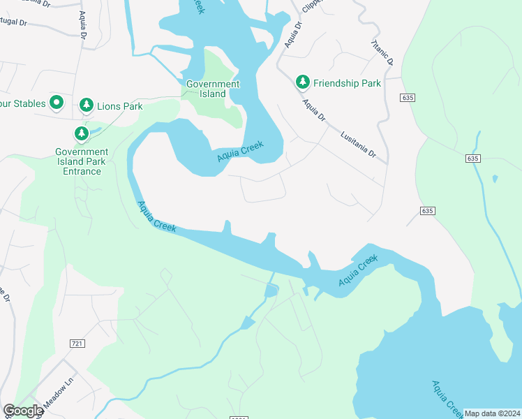map of restaurants, bars, coffee shops, grocery stores, and more near 3022 Cruiser Drive in Stafford