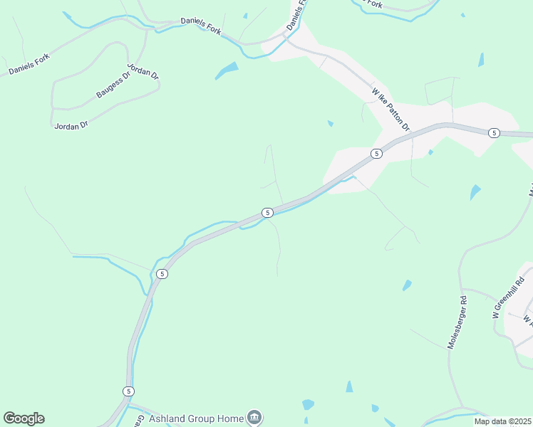 map of restaurants, bars, coffee shops, grocery stores, and more near 6738-6742 Highway 5 in Ashland