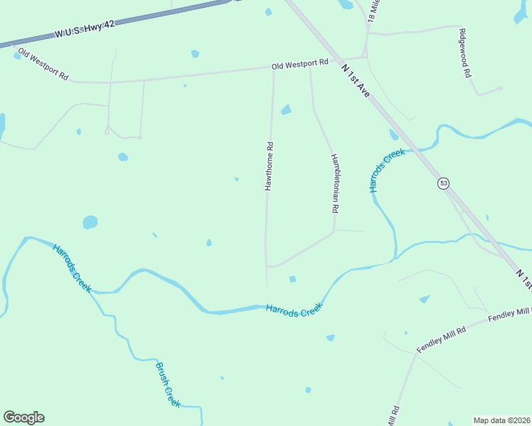 map of restaurants, bars, coffee shops, grocery stores, and more near 3900 Hawthorne Road in La Grange