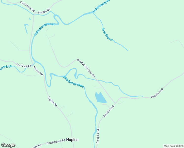map of restaurants, bars, coffee shops, grocery stores, and more near Brookefield Farm Road in Ashland