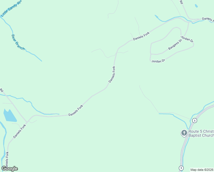 map of restaurants, bars, coffee shops, grocery stores, and more near 7489 Daniels Fork Road in Ashland