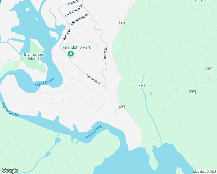 map of restaurants, bars, coffee shops, grocery stores, and more near 3294 Titanic Drive in Stafford