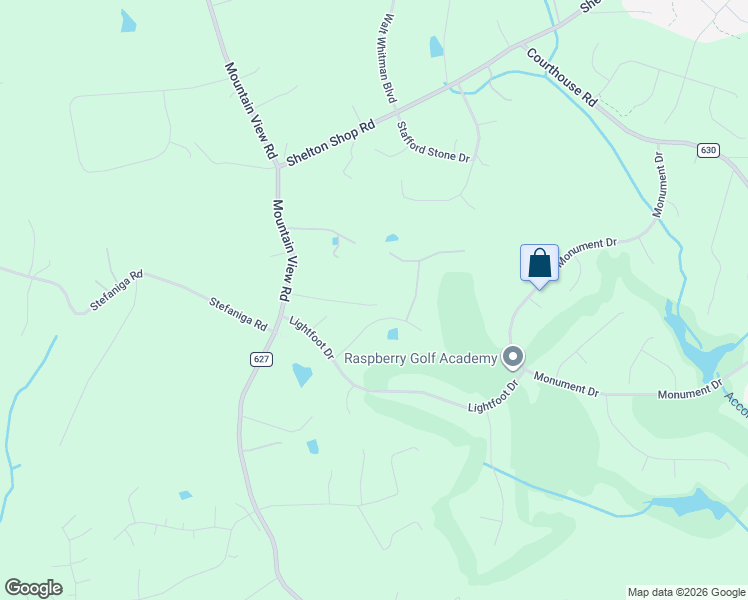 map of restaurants, bars, coffee shops, grocery stores, and more near 63 Lincoln Drive in Stafford